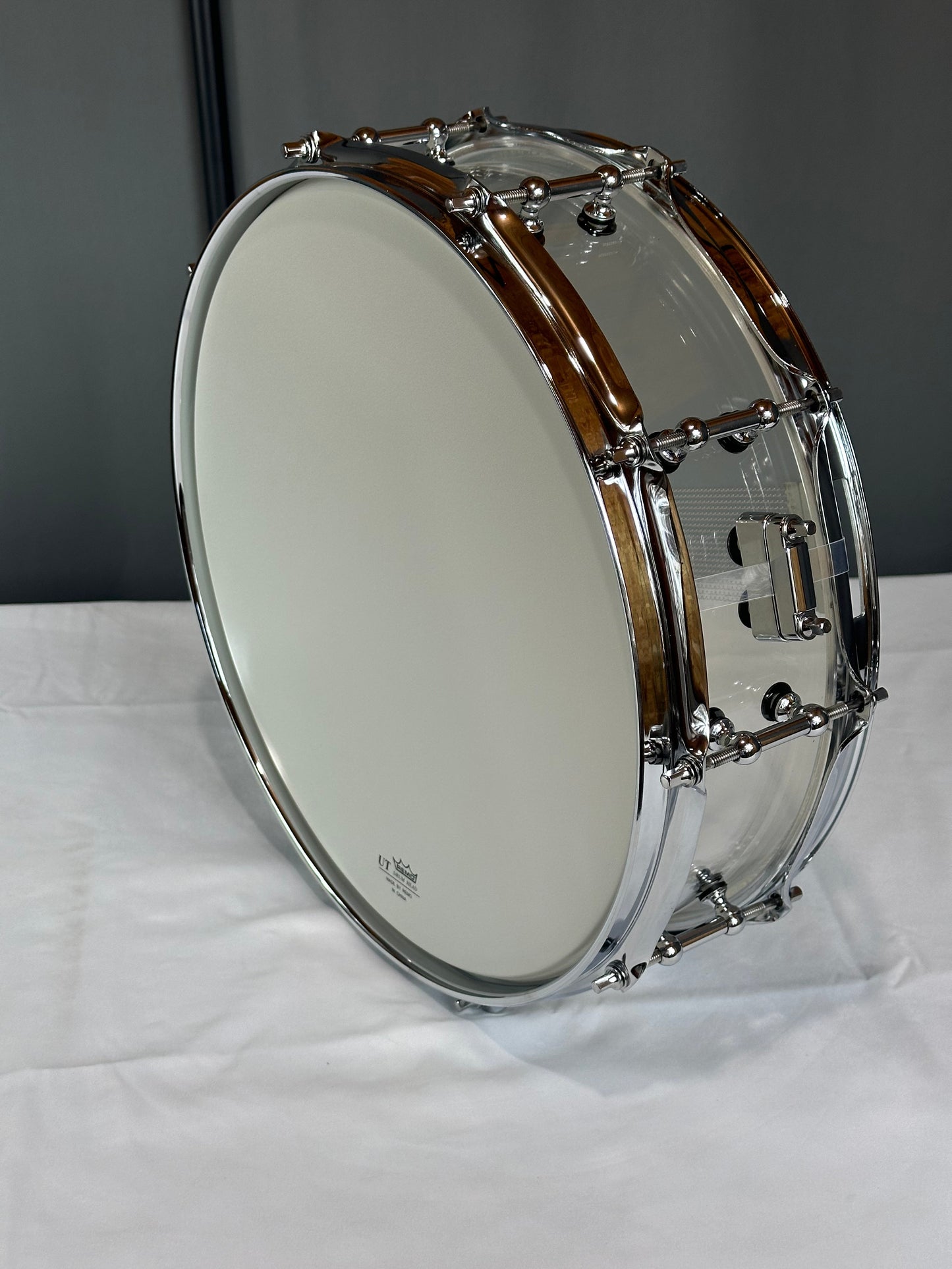 Clear Acrylic Piccolo Drum SD-14x4-C