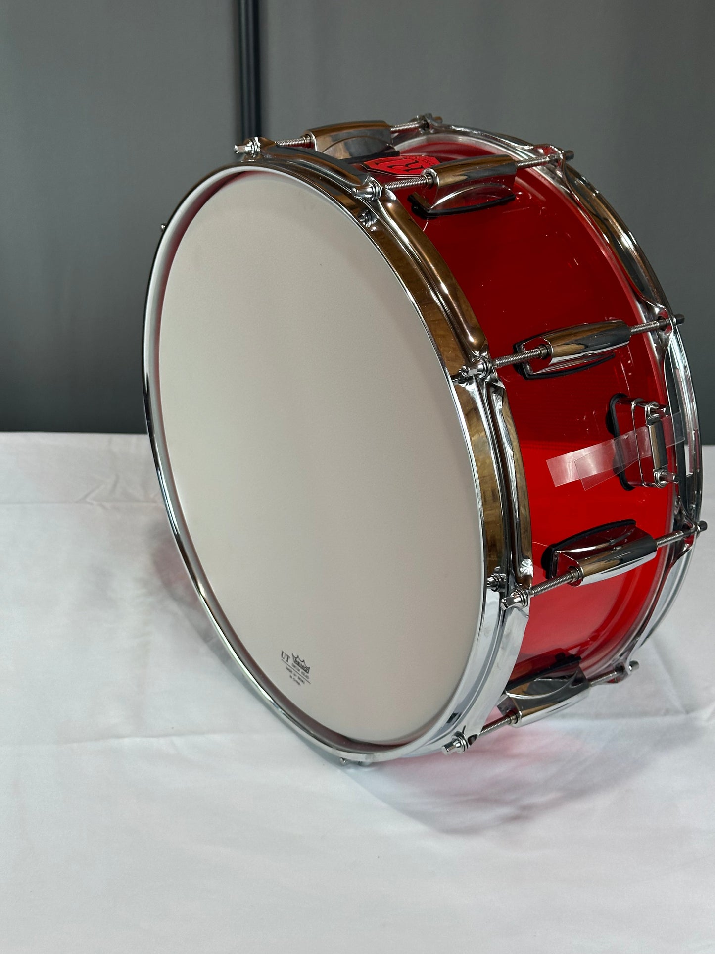 Red Acrylic Snare Drum SD-14-6-R