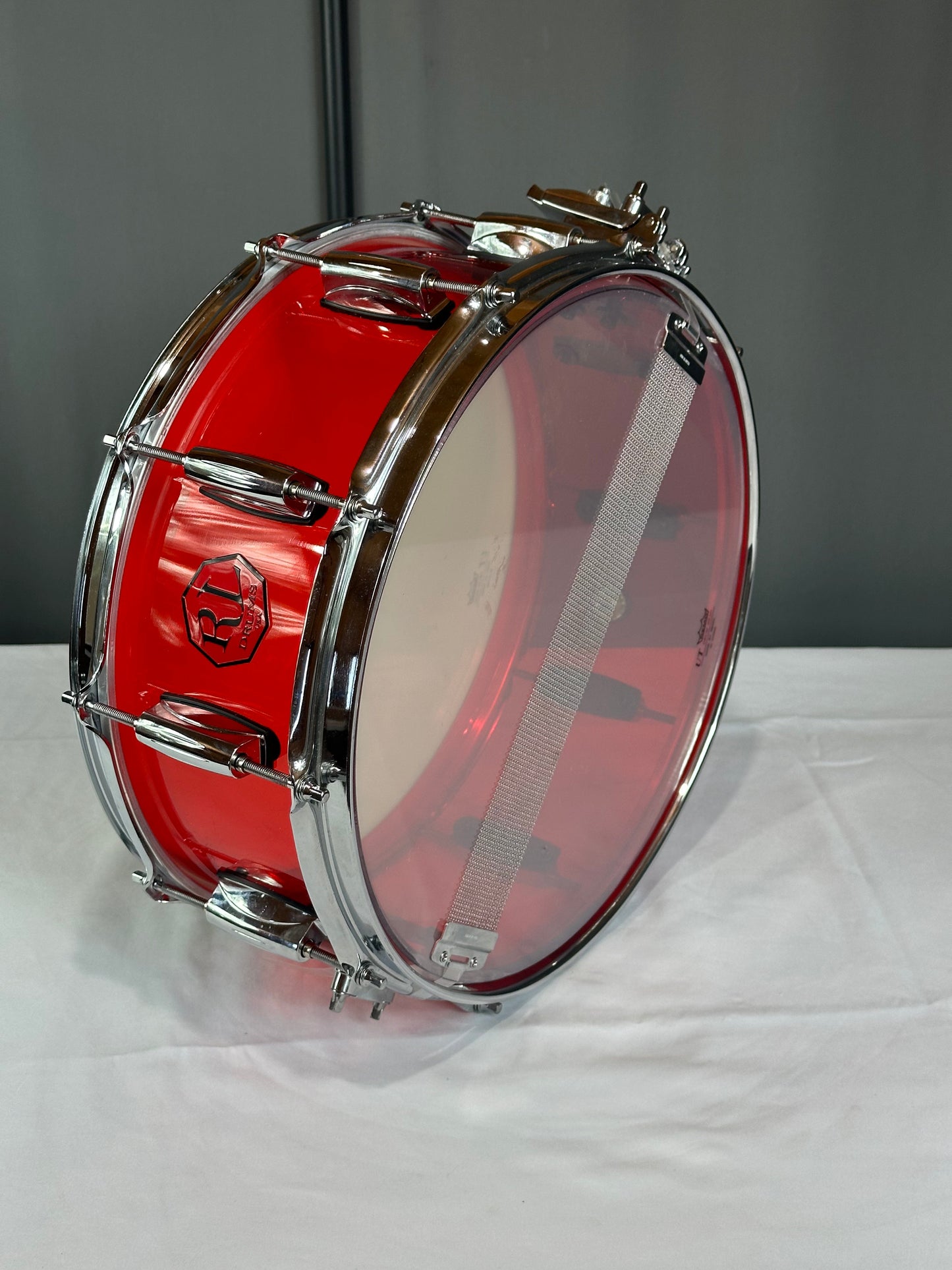 Red Acrylic Snare Drum SD-14-6-R