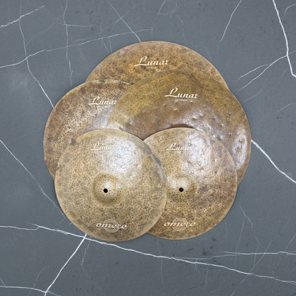 Omete Lunar Series Cymbals- 5 Pack