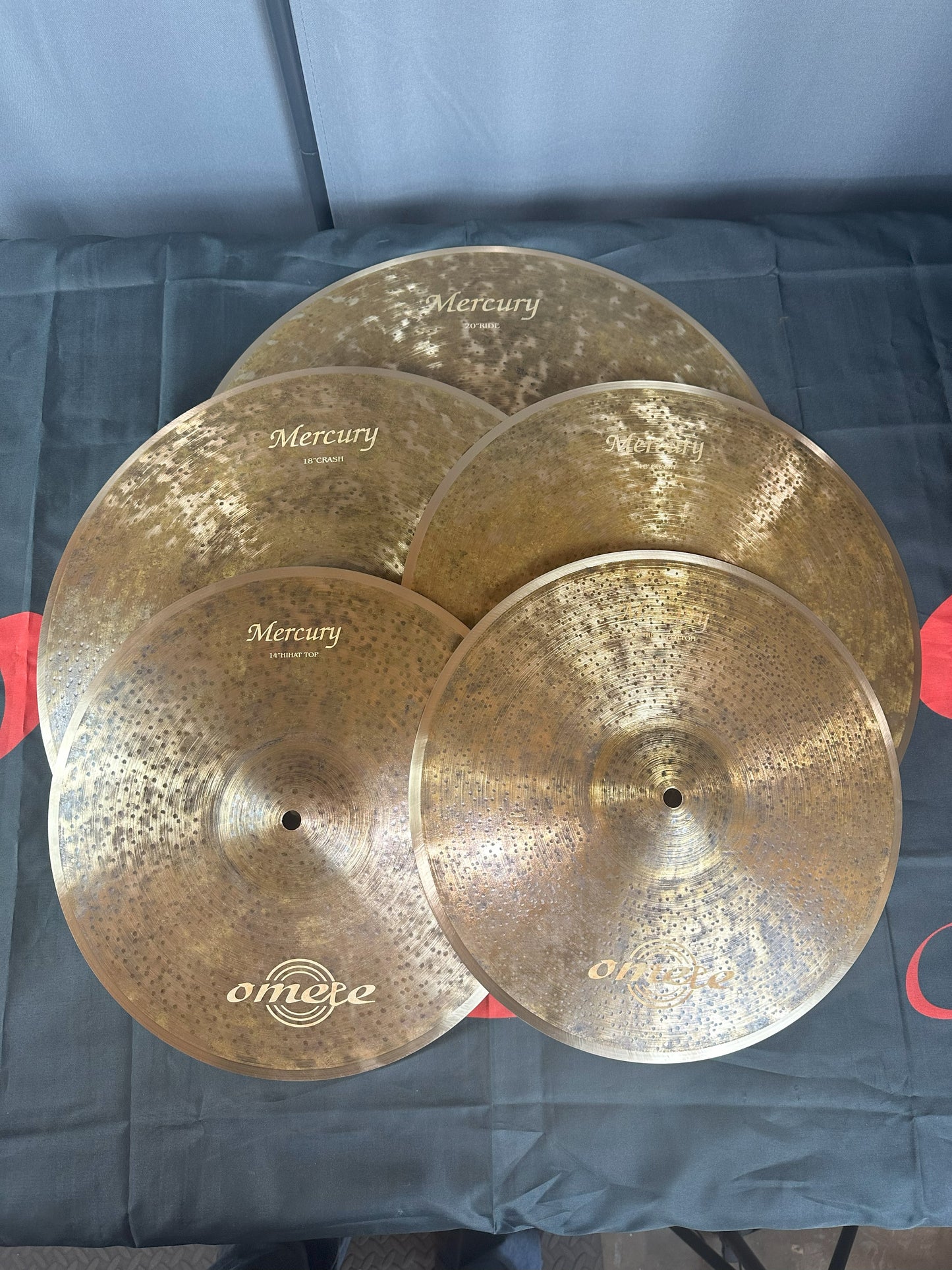 Omete Mercury Series Cymbals- 5 Pack