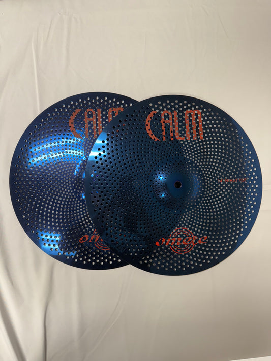 Omete Calm Series Low Volume Cymbals -Blue-HI-Hats