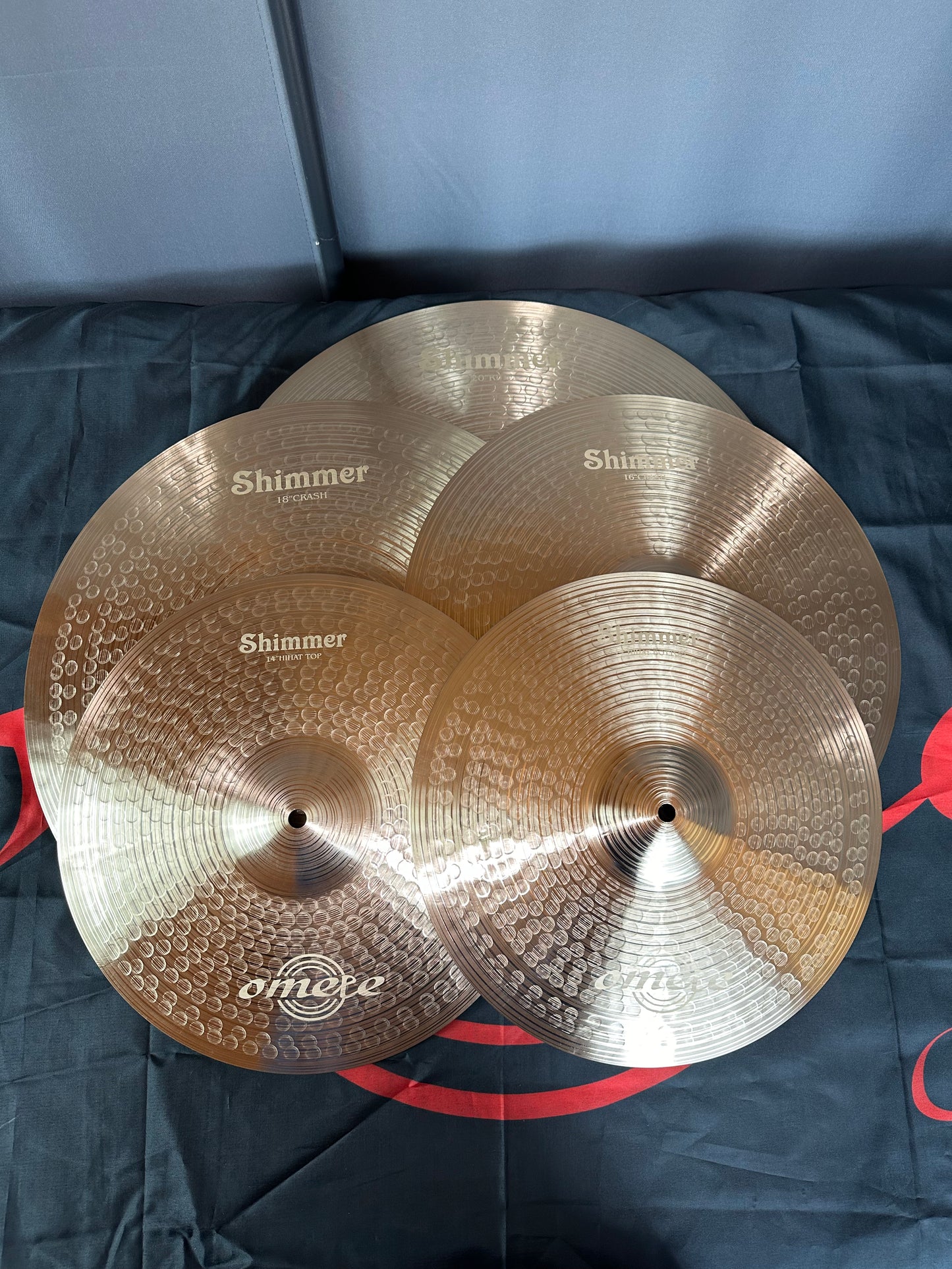 Omete Shimmer Series Cymbal - 5 Pack