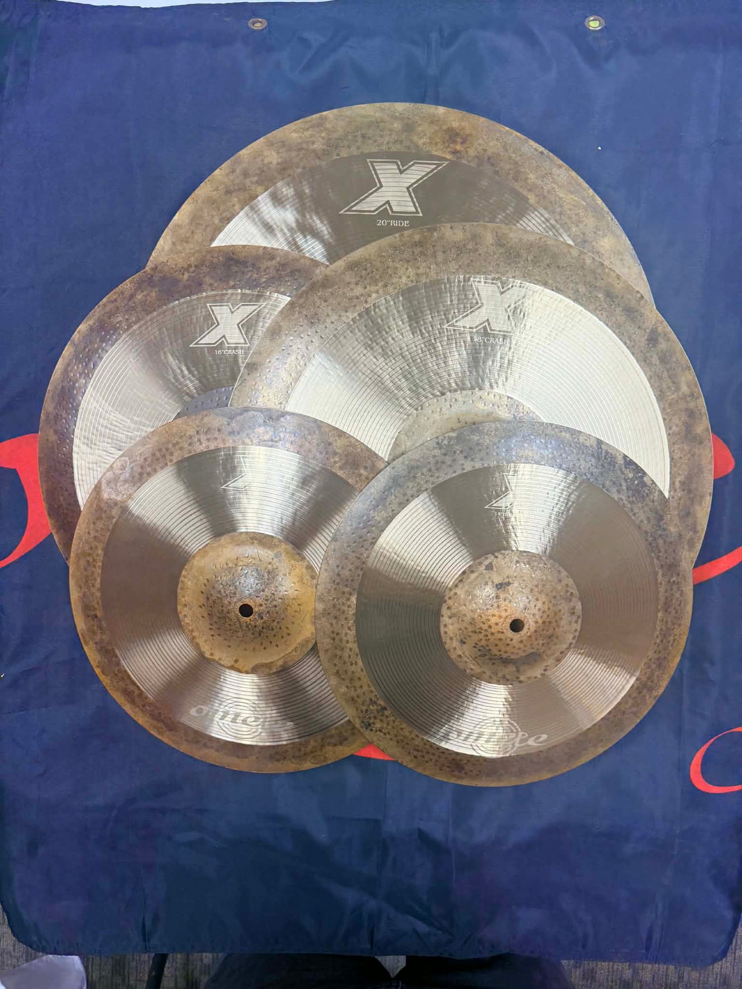 Omete X Series Cymbals- 5 Pack