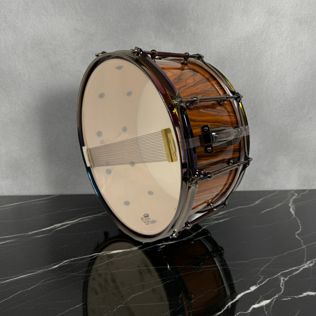 Rosewood Snare Drum with Black Nickel Hardware