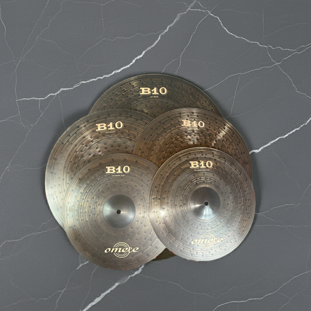 Omete B10 Series Cymbals -  5 Pack