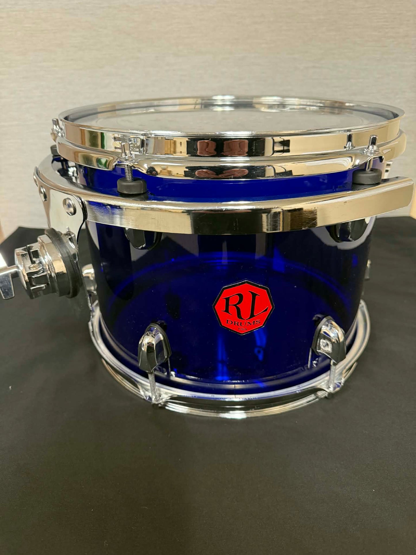 Navy Blue Seamless Acrylic 12"x9" - Tom Drum