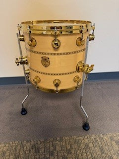 SOUNDWAVE MASTER GLORY SOUND MAPLE LOG W/HAND INLAY FLOOR TOM 14"x12"