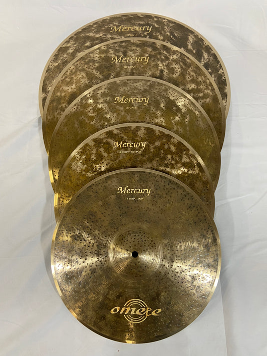 Omete Mercury Series Cymbals- 4 Pack