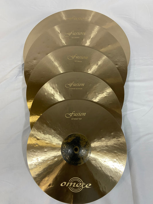 Omete Fusion Series Cymbals - 4 Pack