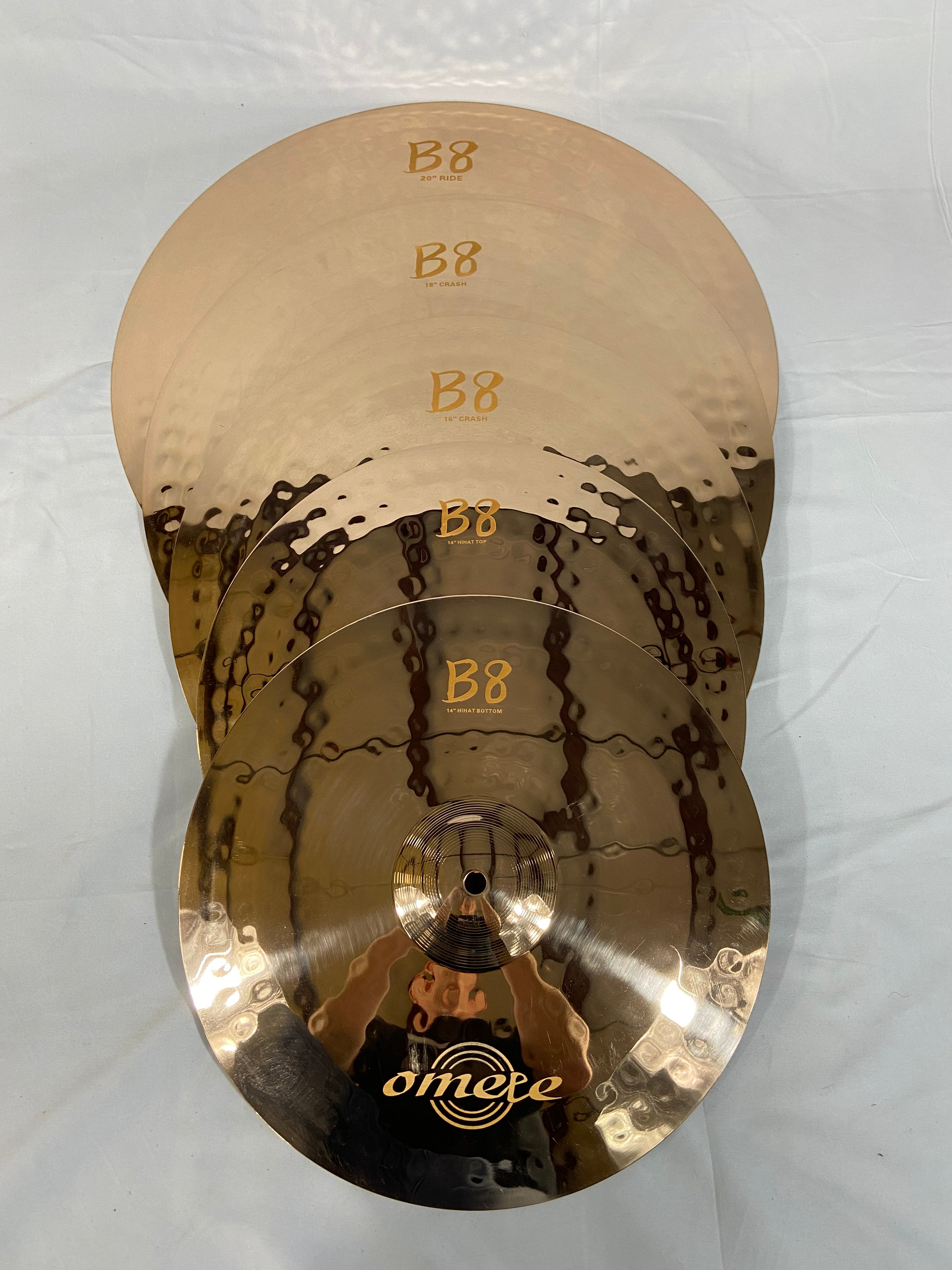 Omete B8 Series Cymbals - 4 Pack – RL Drums