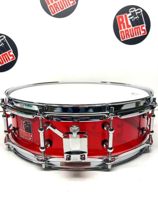 Red Acrylic Snare Drum